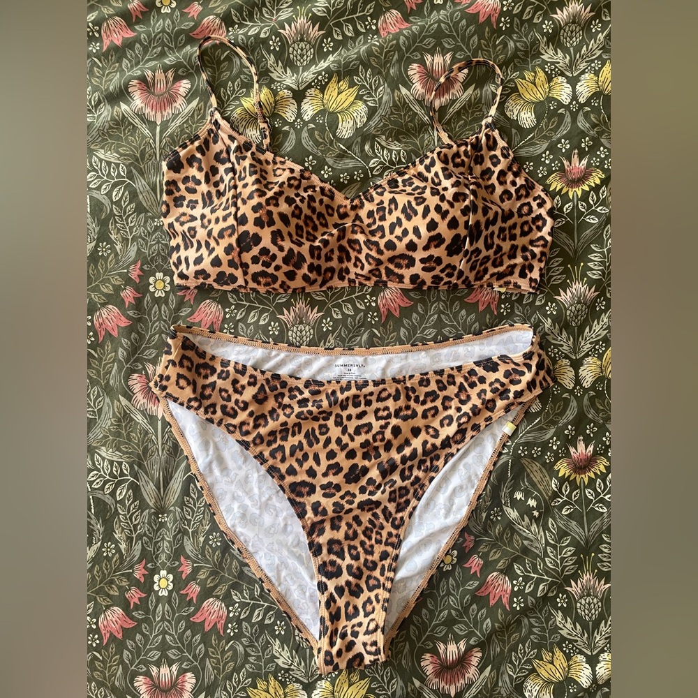 NWOT Summersalt Leopard Bikini - Picture 3 of 7